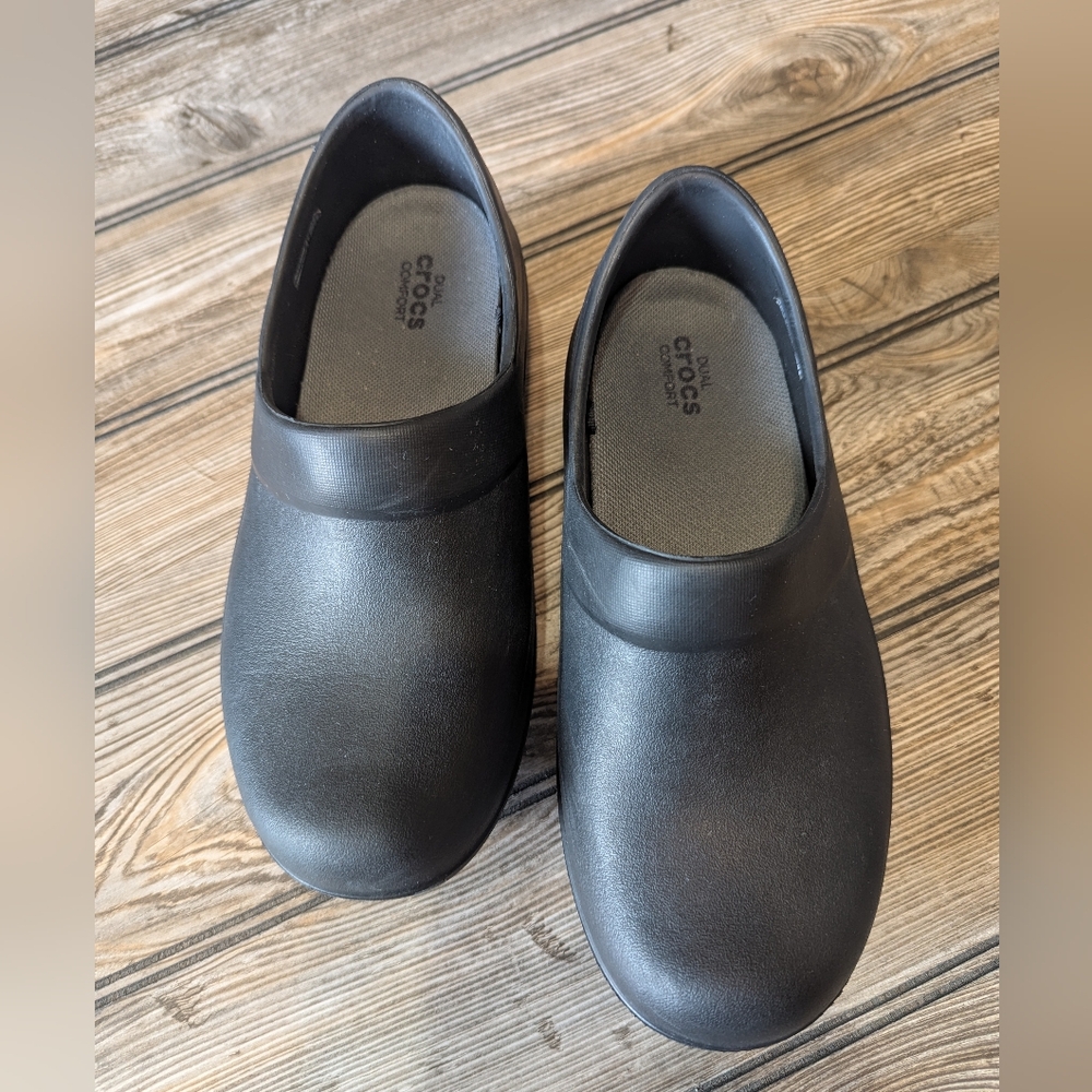 CROCS Black Professional Slip-On Mules